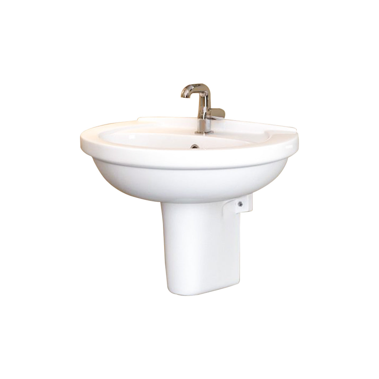 Wall Hung Wash Basin with Pedestal