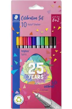 STAEDTLER | Triplus Fineliner Celebration Set 8+2 BLS – 10 Colors