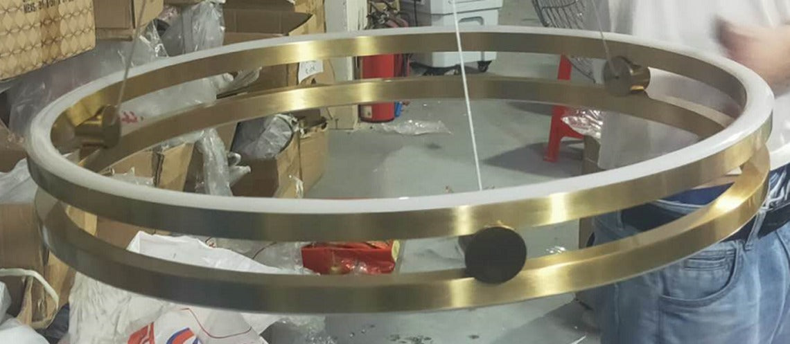 Pendant Lamp - 8185P D1000 Brass D1000 LED 145W (3 tone)