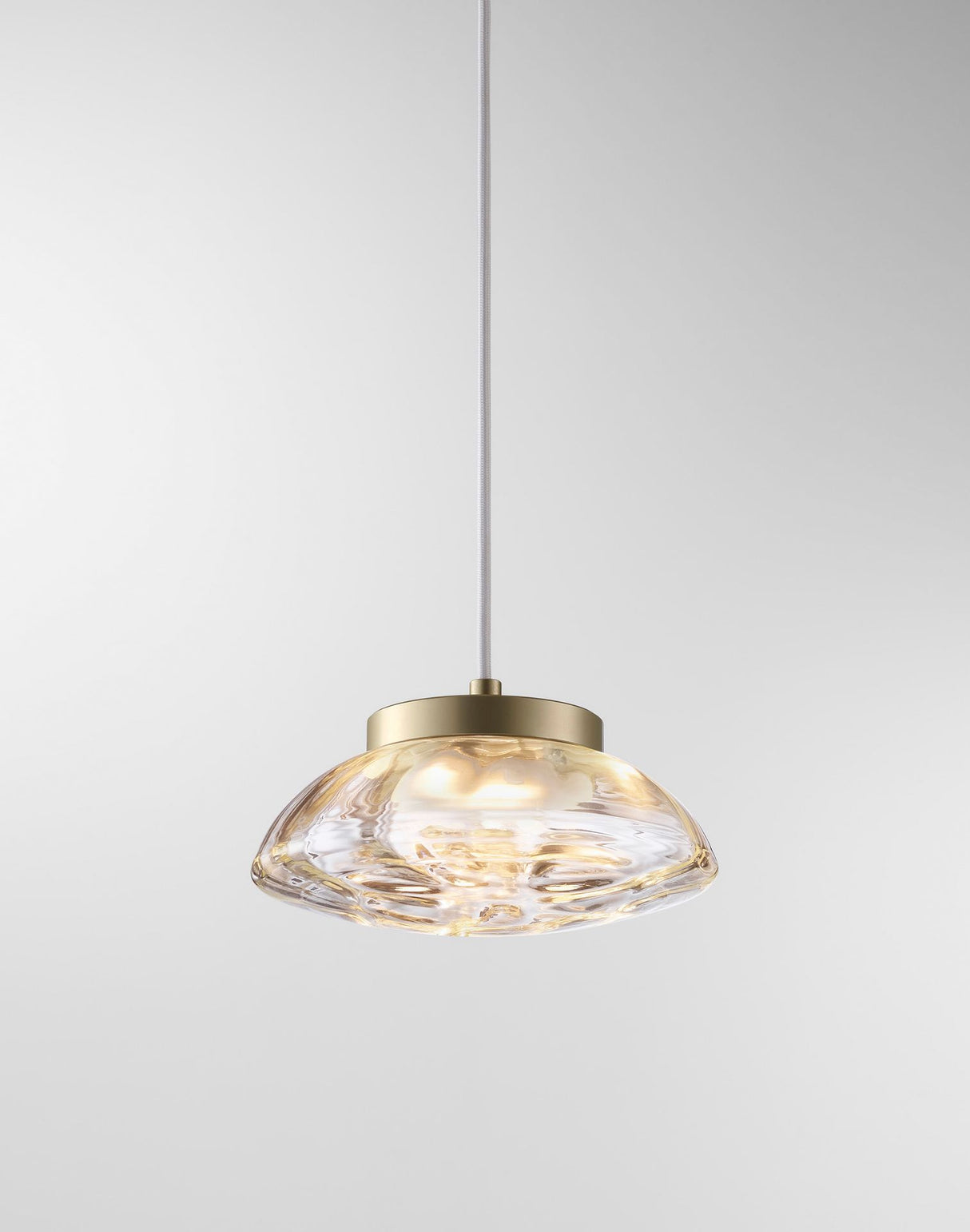 Pendant Lamp - 8829P/1 Amber+Gold LED 1*5W