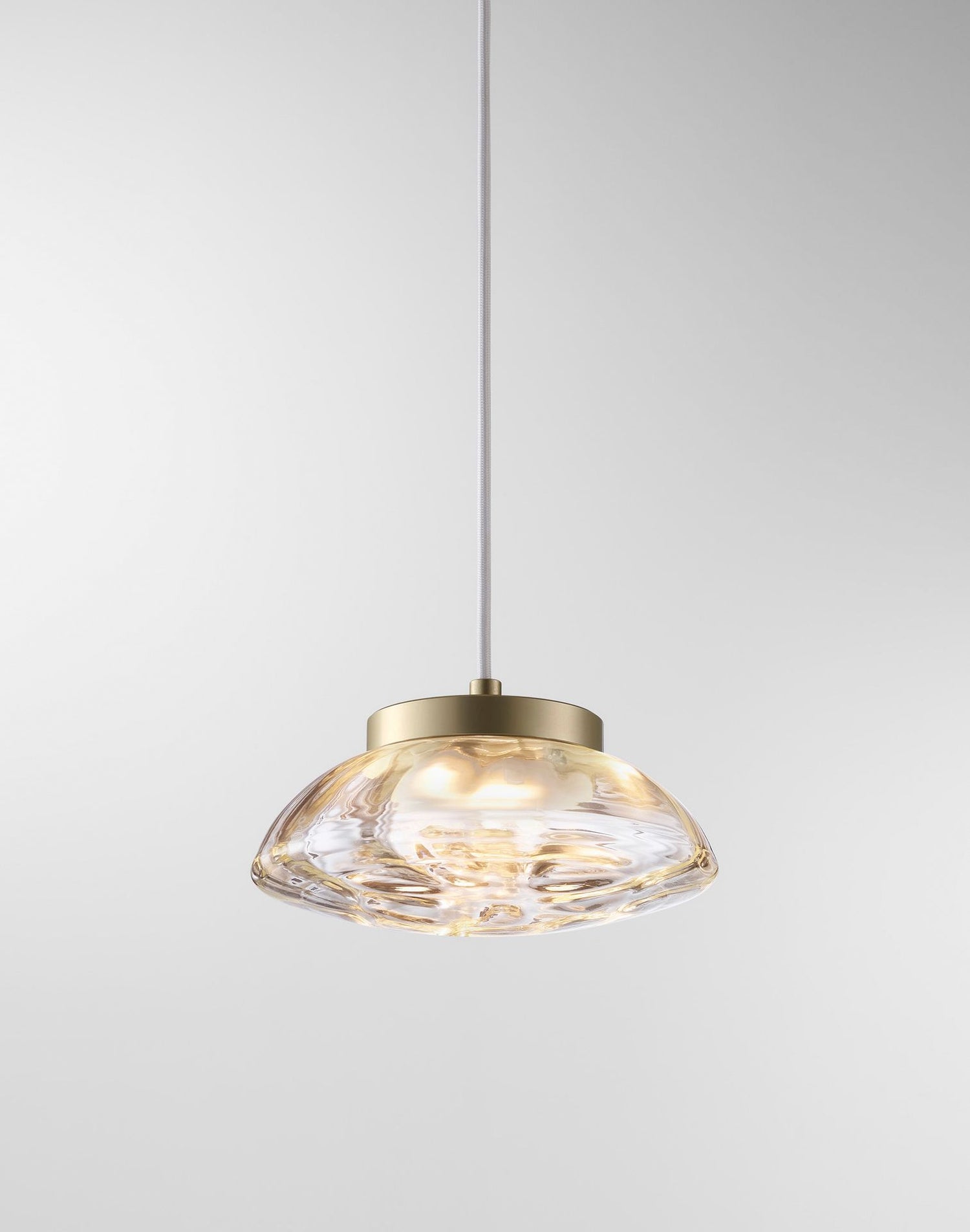 Pendant Lamp - 8829P/1 Amber+Gold LED 1*5W