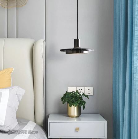 Pendant Lamp - 8115P/E D200-LED Black