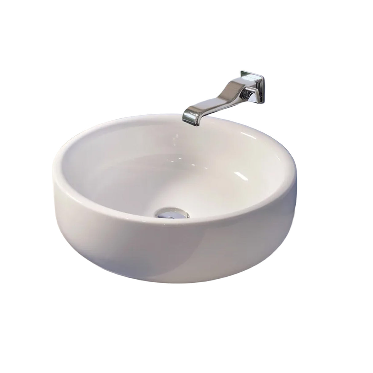 BONOLA 50cm Round Basin – Milky White
