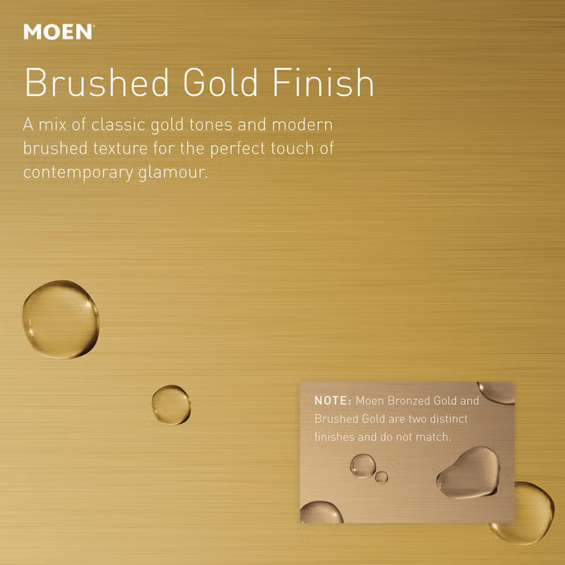 Moen 24-Inch Brushed Gold Bathroom Safety Grab Bar