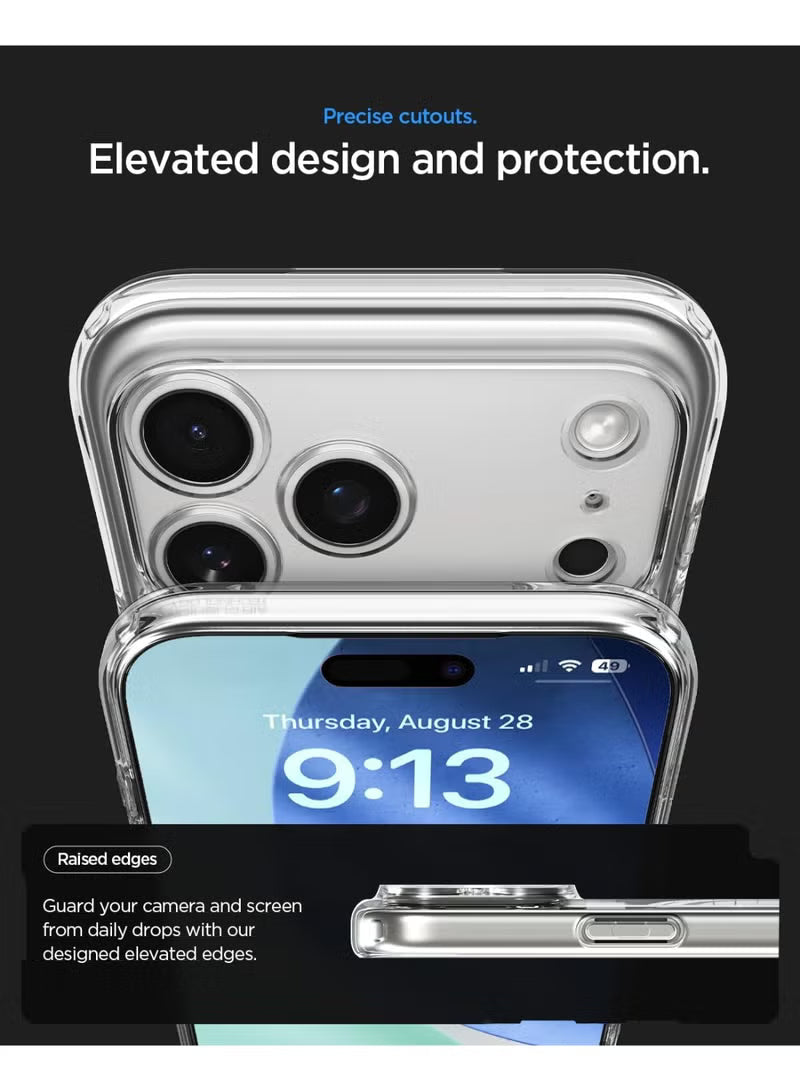 Ultra Hybrid MagFit iPhone 17 Pro Max Case Cover with MagSafe (2025) - Zero One White