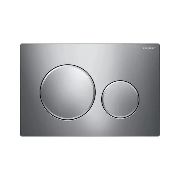 Geberit Sigma20 Dual Flush Actuator Plate Bright Chrome/matt Chrome