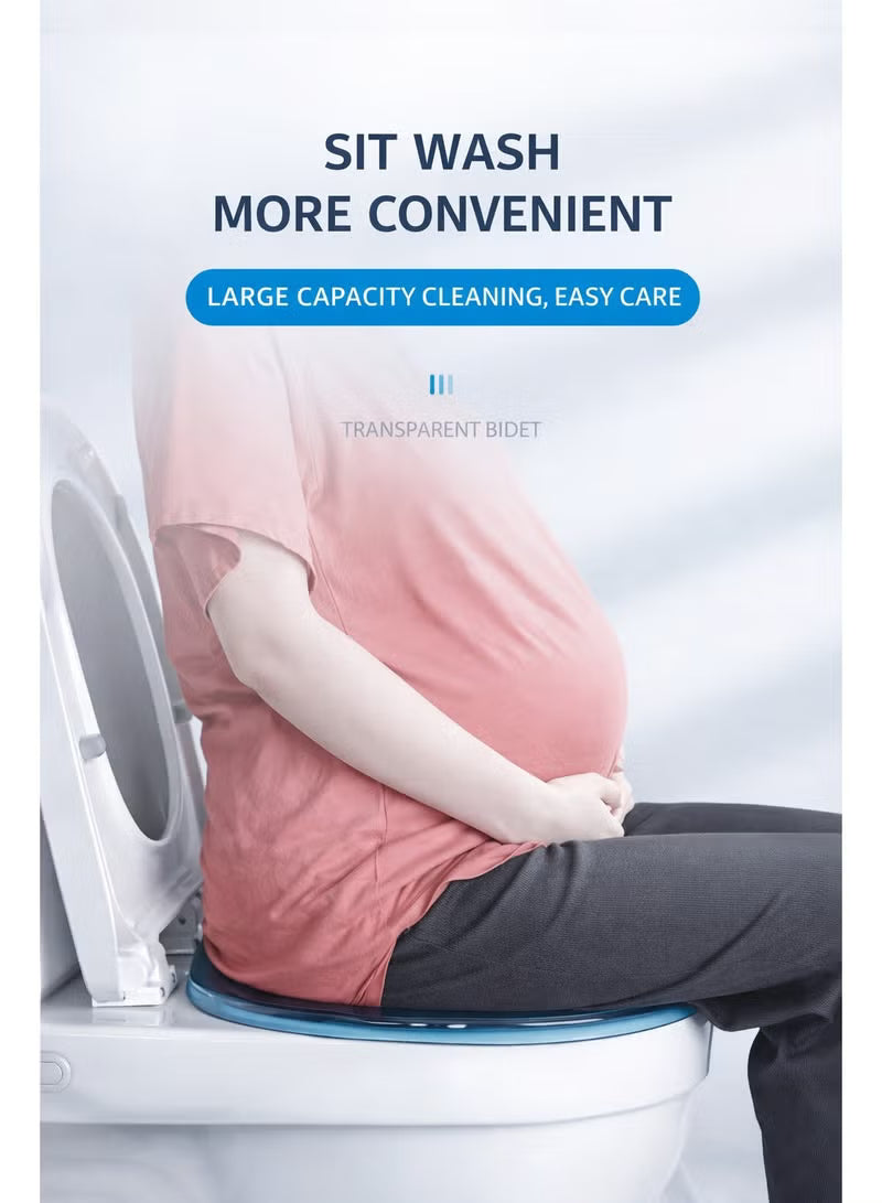 Sitz Bath for Toilet Seat with Flusher