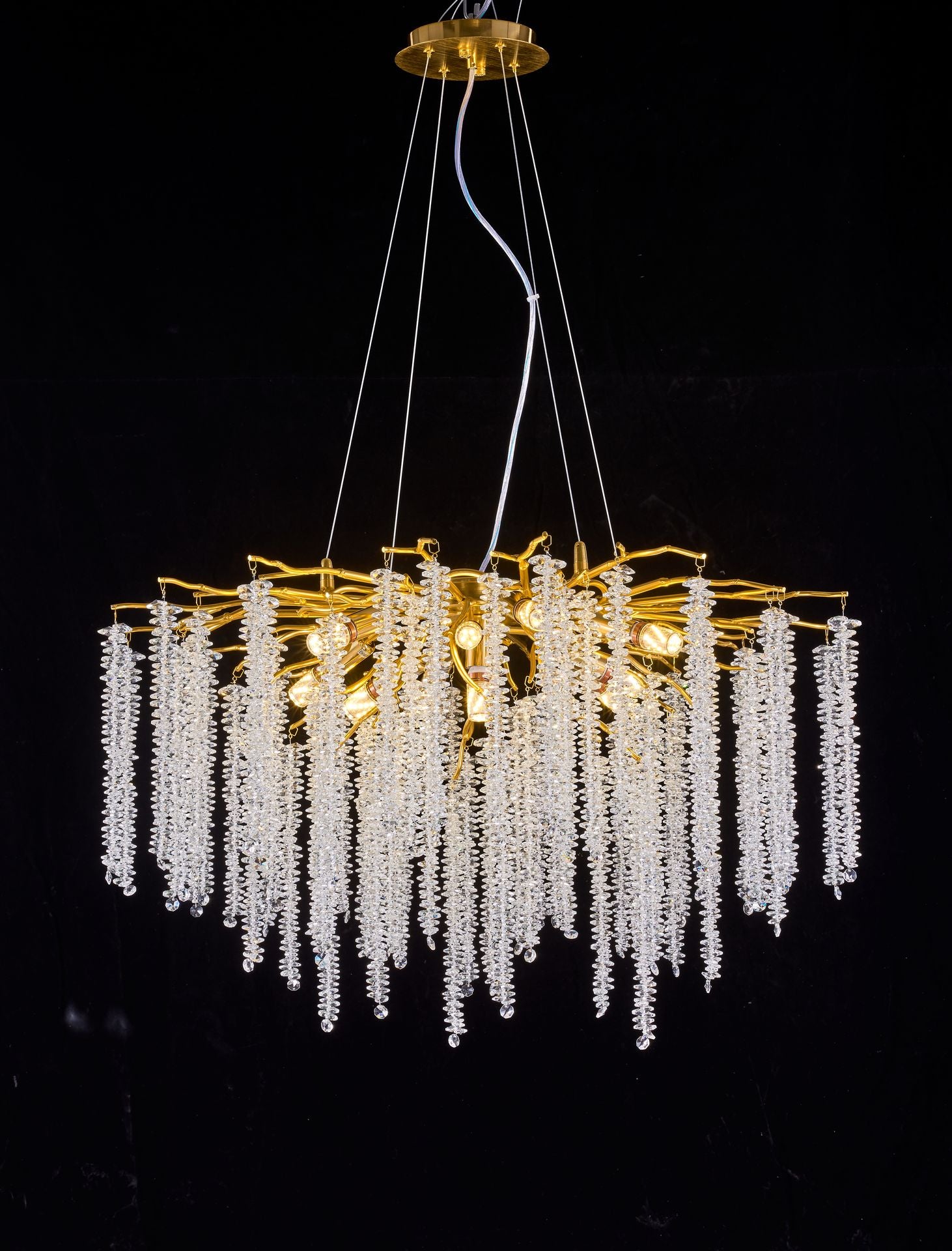 Chandelier - OMG0824-D80 E14*10 (3000K) Gold