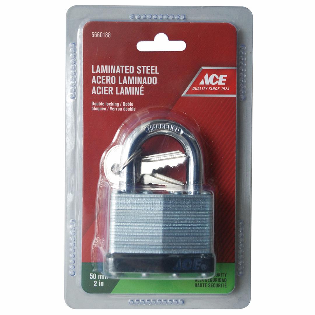 Laminated Steel Padlock W/keys