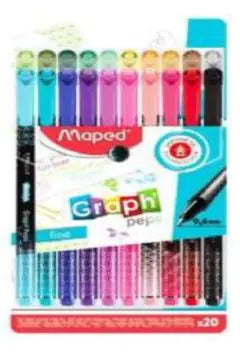 MAPED Graph'Peps Fineliner Deco PAC=20