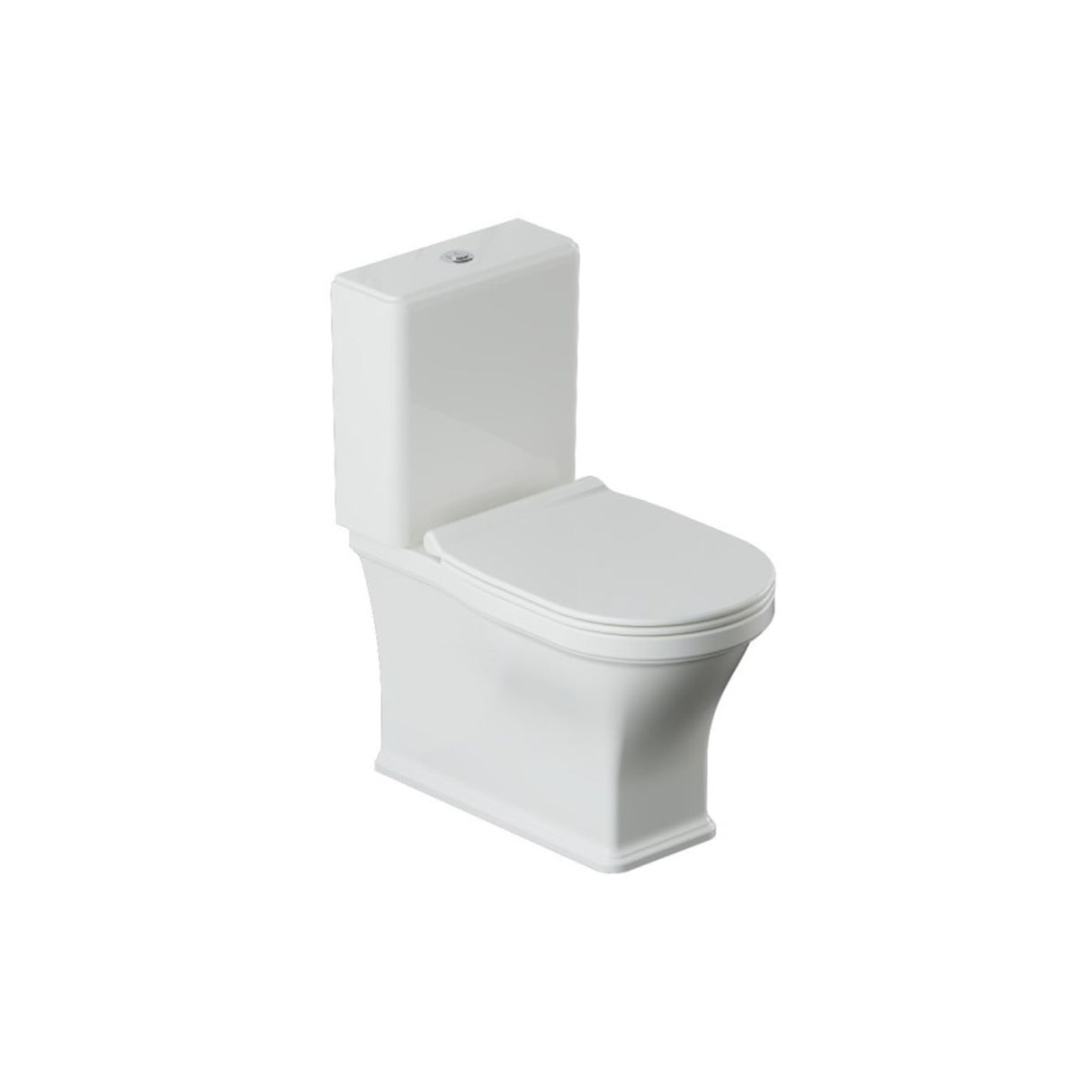 Rimless Bowl with Cistern – Coupled WC Set