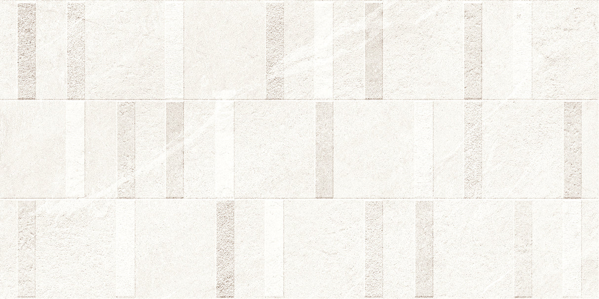 Dhara Decor White Rect Mate 595×1192 Tile