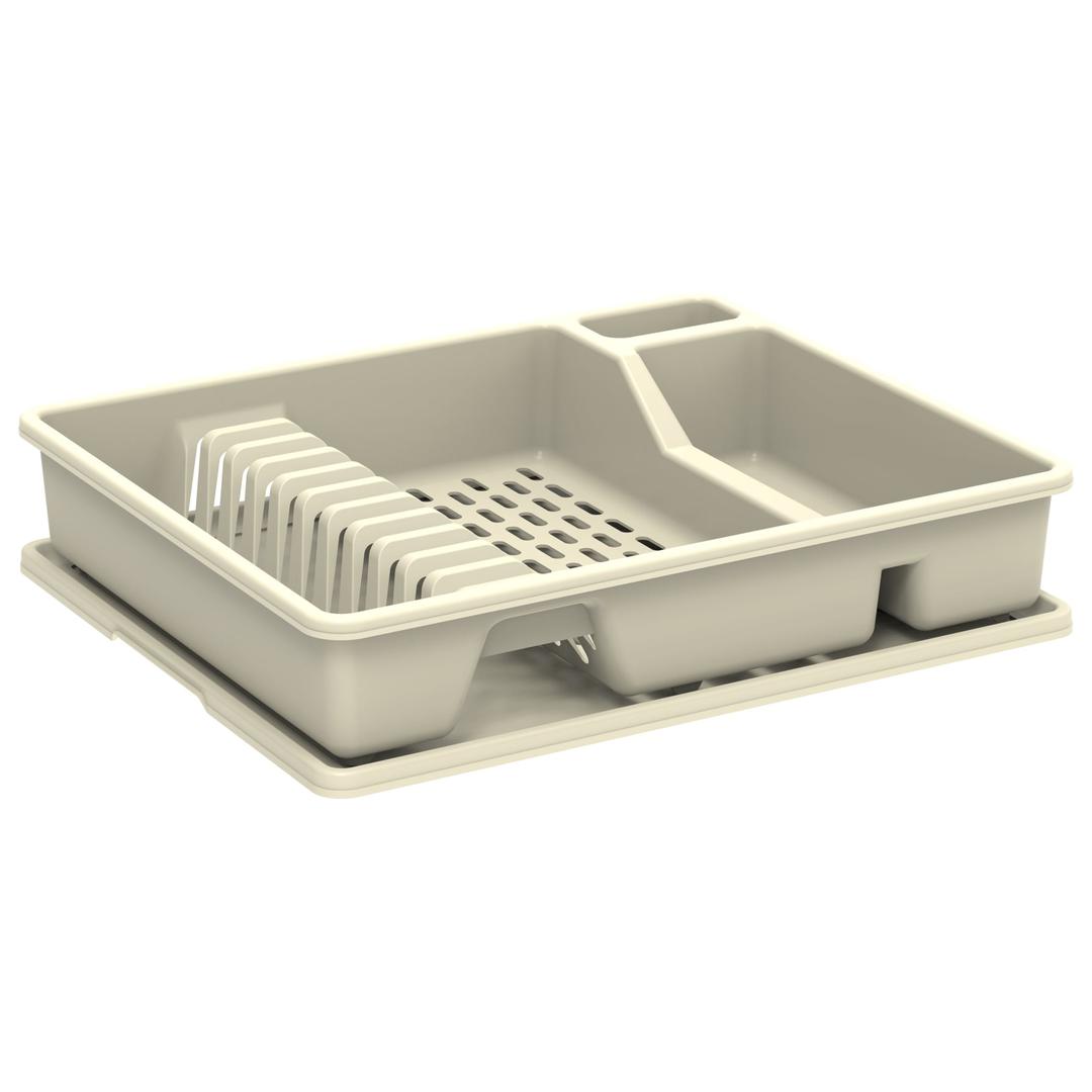 Cosmoplast Dish Drainer Deluxe W/ Tray