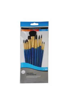DALER ROWNEY | Simply Natural & Synthetic Brush Set 10Pc