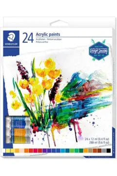 STAEDTLER | Acrylic Paint Tubes Set – 24 Colors