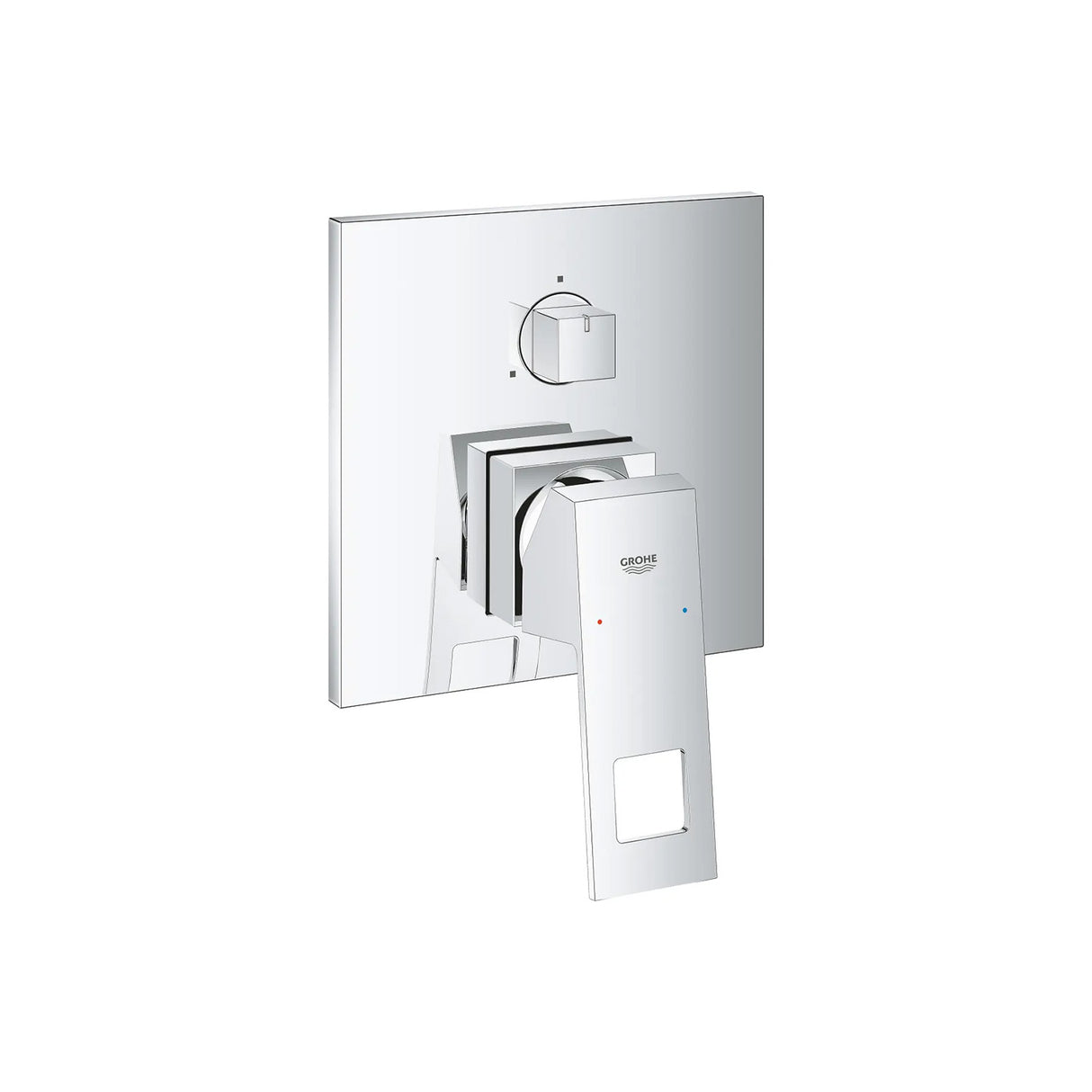 GROHE Eurocube Single-Lever Mixer with 3-Way Diverter