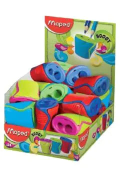 MAPED | Sharpener 2H Boogy with Container – Display of 24 pcs