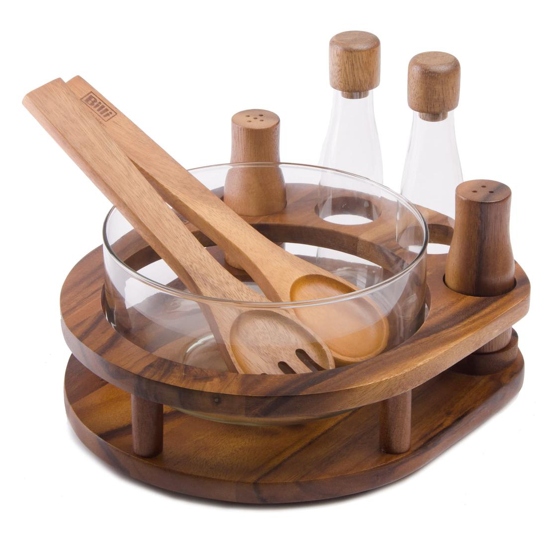 Billi Salad Bowl W/cruet Set