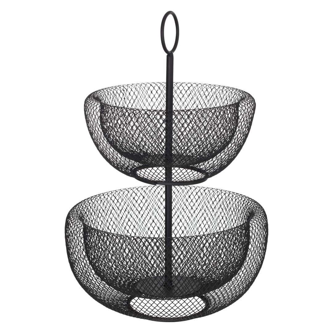 5five Metal Mesh 2-tier Fruit Basket