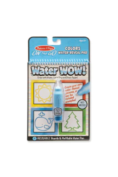 MELISSA & DOUG | Water Wow! - Colors & Shapes Water Reveal Pad – On the Go Travel Activity