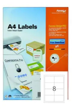 FORMTEC Multi-Purpose Labels 800 – 8 Cuts (97 x 67.7 mm)