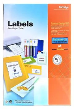 FORMTEC Label 1400 – 105 x 40 mm (Pack of 100 Sheets)