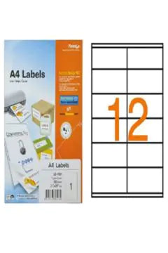 FORMTEC Label 1200 – 105 x 48 mm (Box of 100 Sheets)