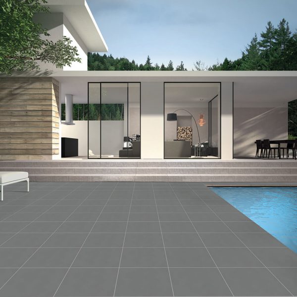 400×400 12SP Plain Grey Tile