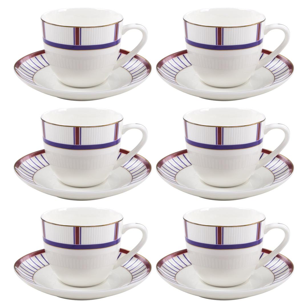Queens Ceramic Cup & Saucer Set