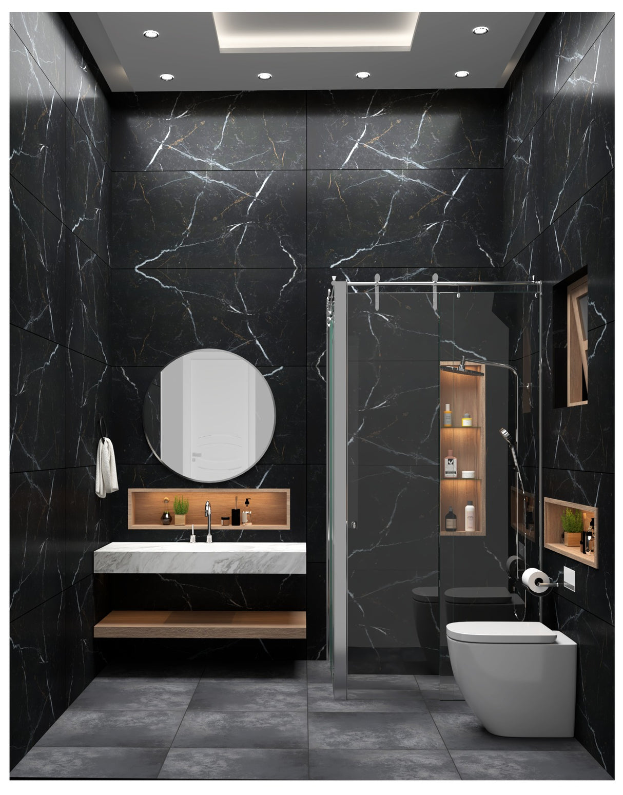 Gold Polished Porcelain Tile