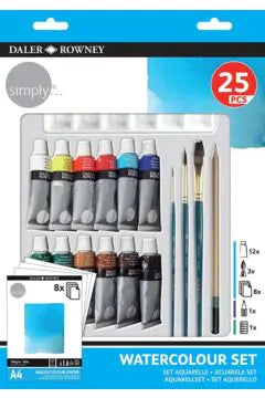 DALER ROWNEY | Watercolor Set 25 Pcs