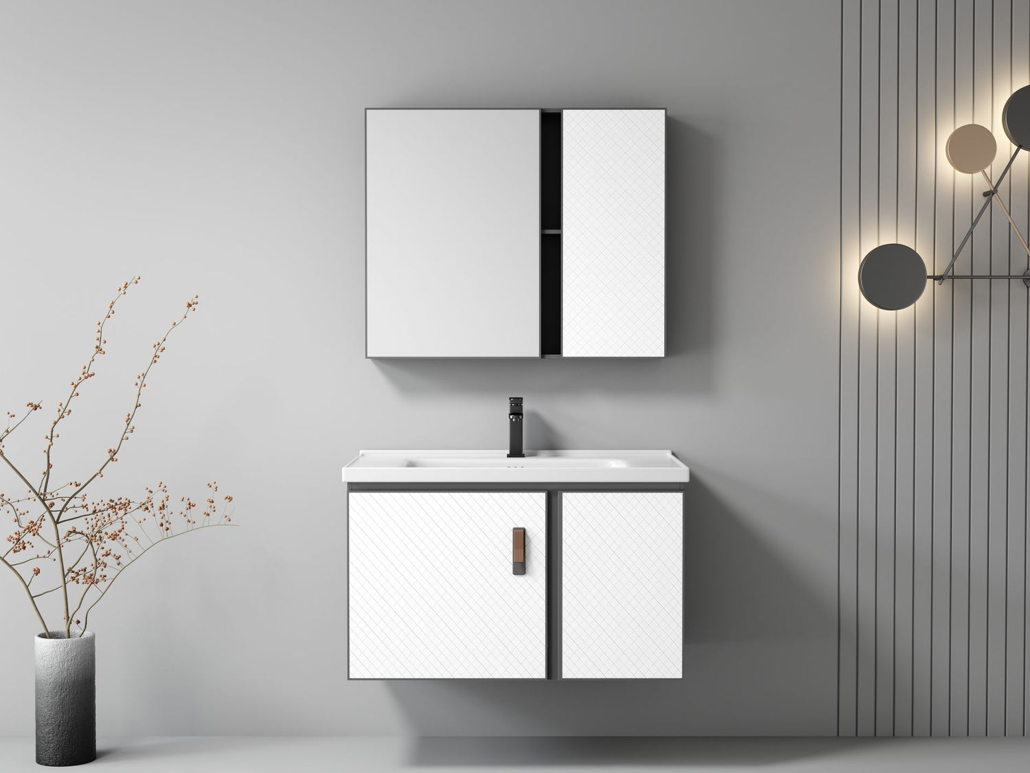 Vanity Bathroom Cabinet 600*470mm