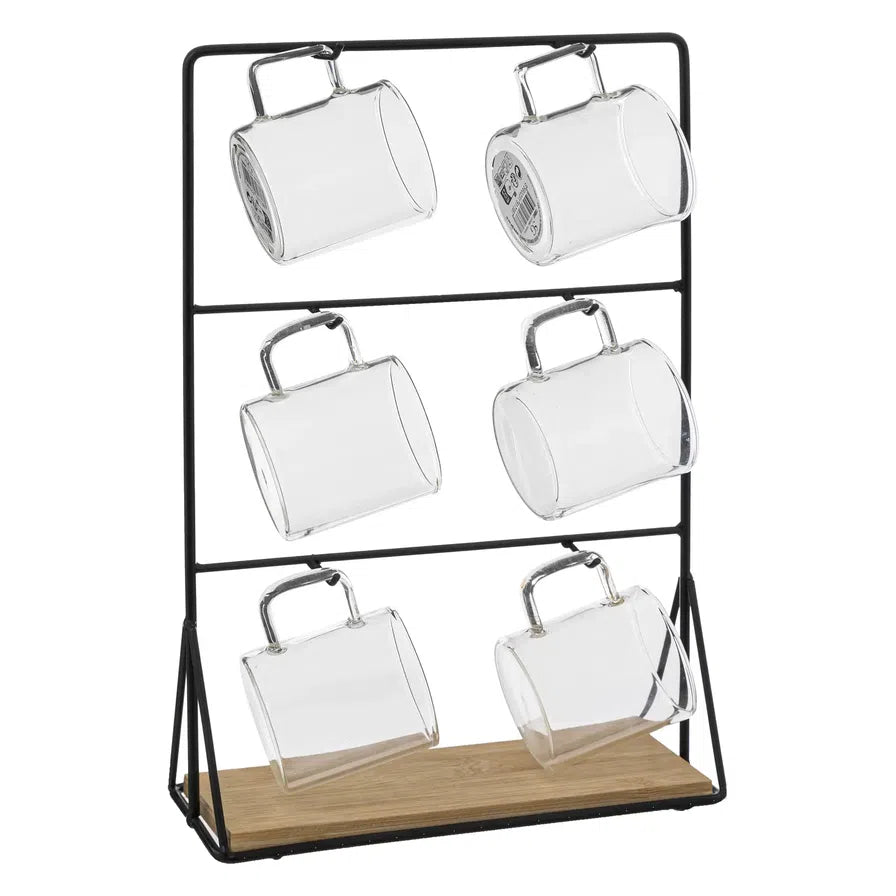 Sg Borosilicate Glass Set W/rack