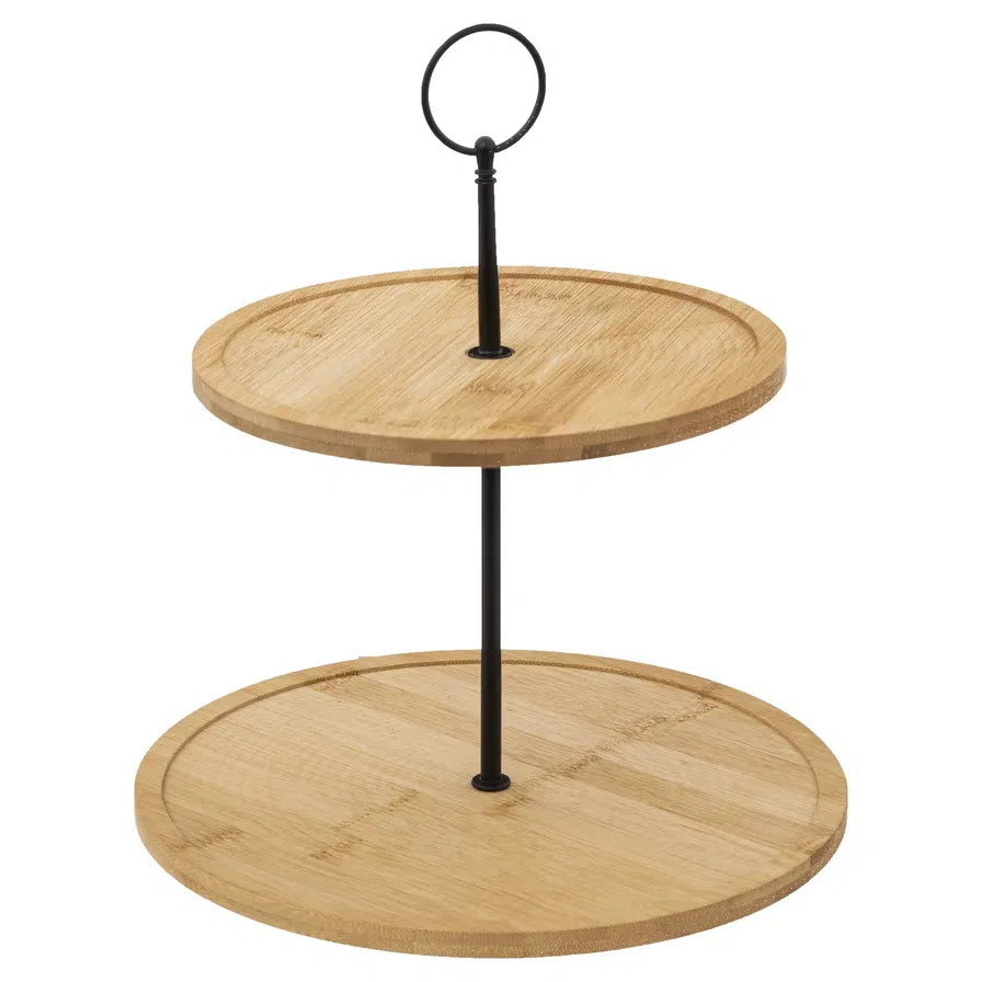 Bamboo 2 Tier Tray