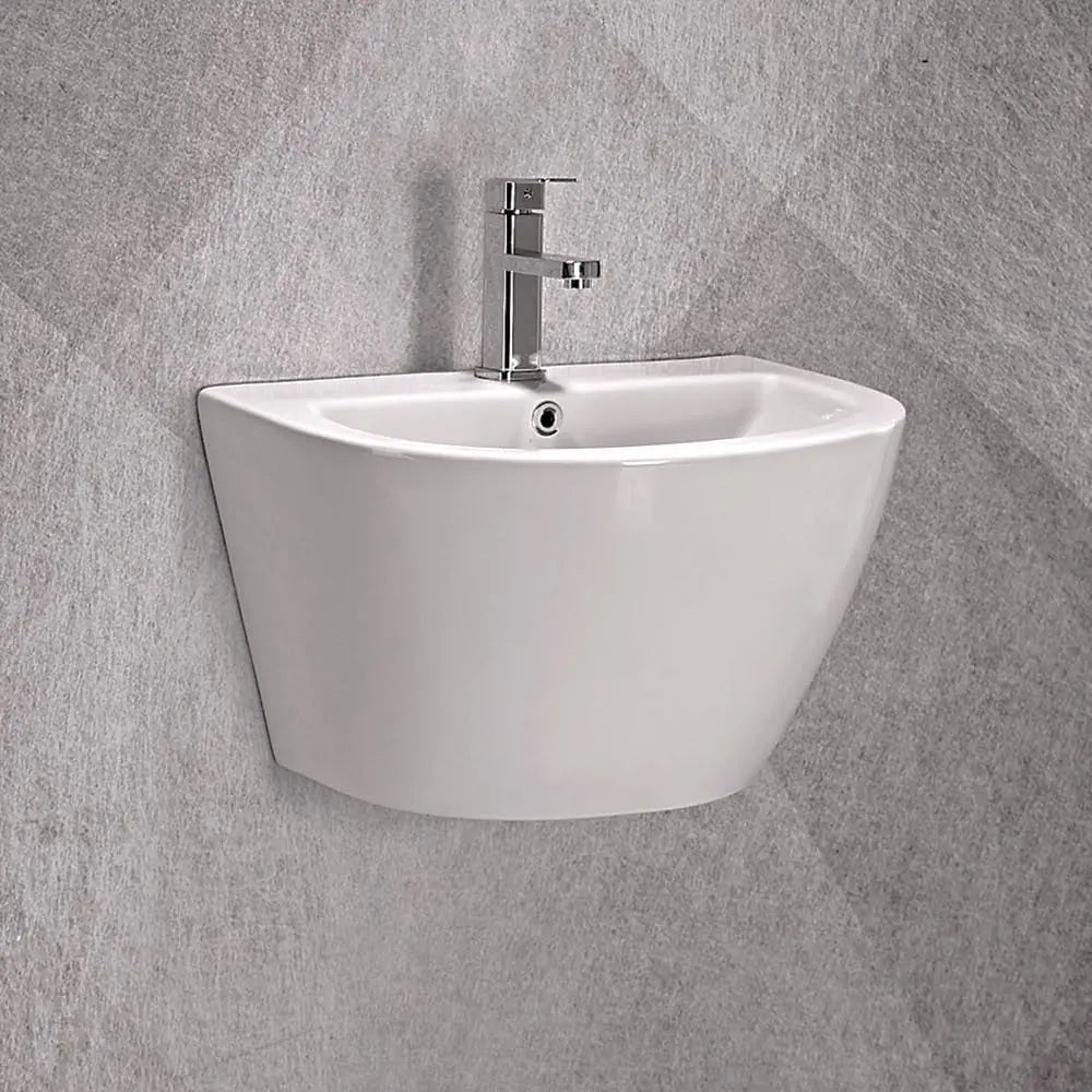 Bathx Wash Basin With Half Ped BuyonBudget