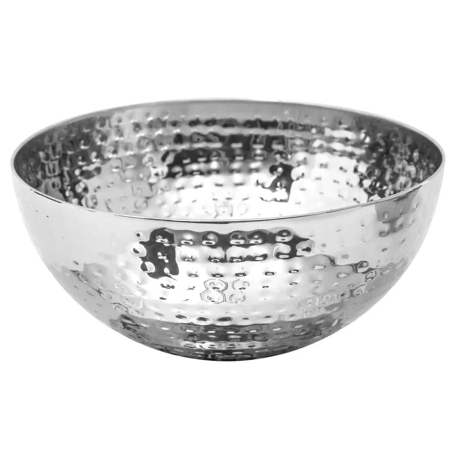 Sg Hammered Stainless Steel Salad Bowl