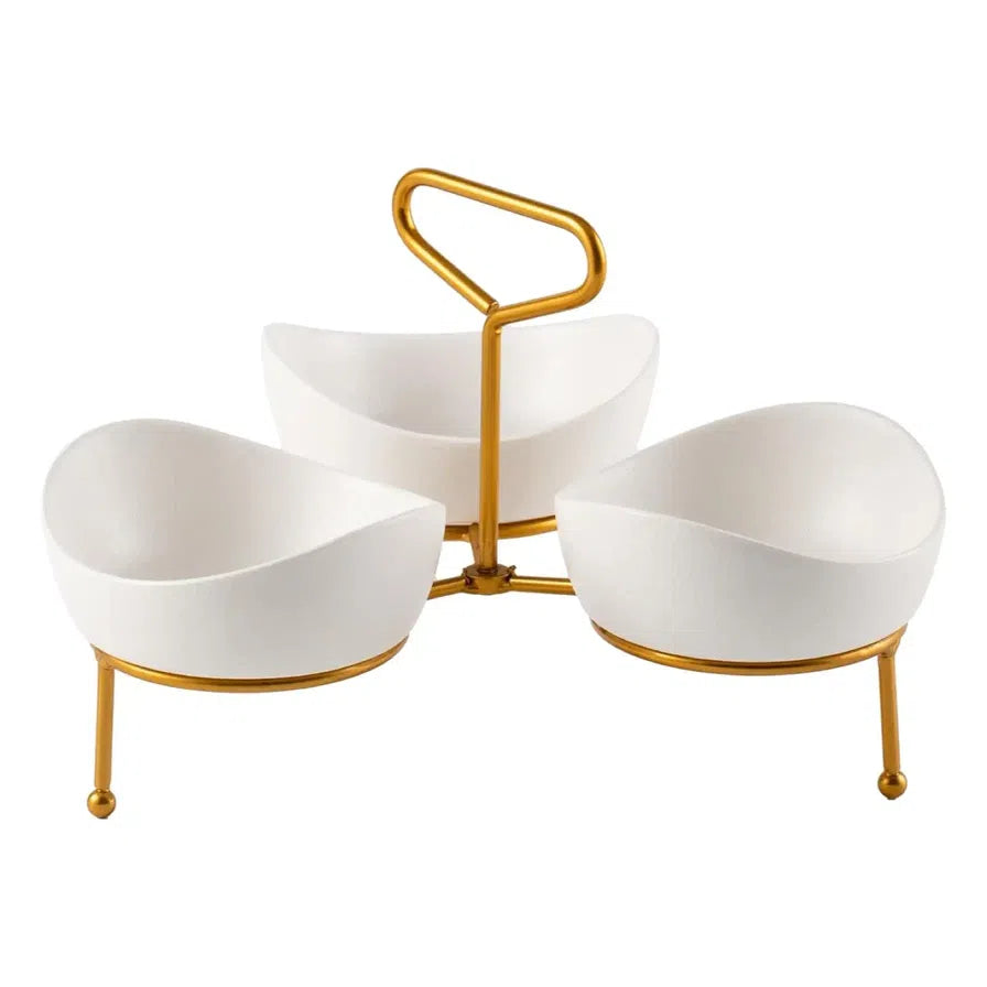 Shallow 3-bowl Serving Set