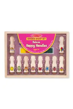 Melissa & Doug — Deluxe Happy Handle Stamp Set
