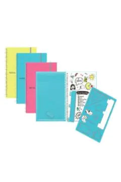 FOLDERMATE | 1 Subject Notebook B5 70 Sheet BX=12 Regular Colours