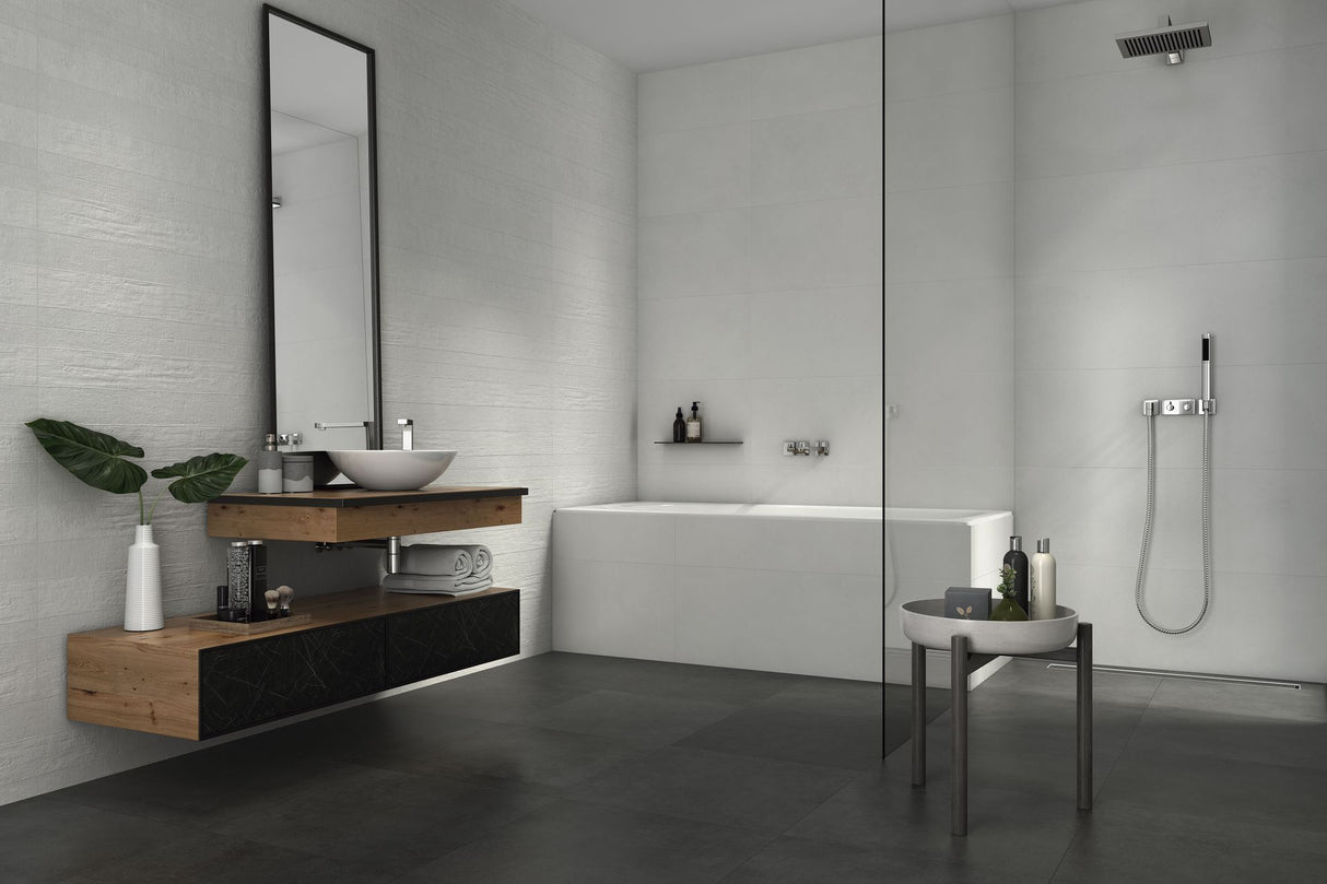 Porcelan Public White Rect Tile600x600mm