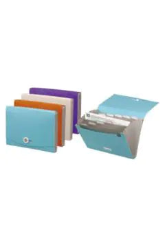FOLDERMATE | Expanding File 13 Pockets with Handle A4 BX=10 PE