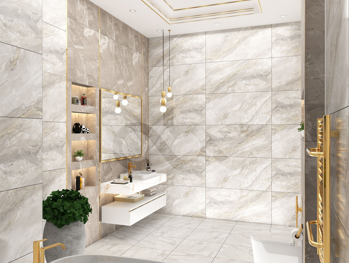 Tile-Nuvo Onyx Grey Random