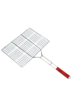 ROYALFORD | Barbeque Grill Chromium Plated Iron with Handle – 43x30x70cm