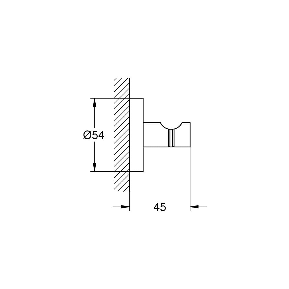 Grohe Essentials Robe Hook - Brushed Cool Sunrise