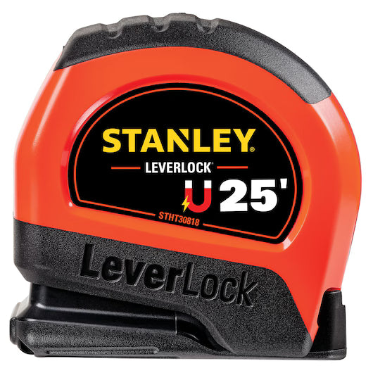 25 ft High-Visibility Magnetic LEVERLOCK® Tape Measure