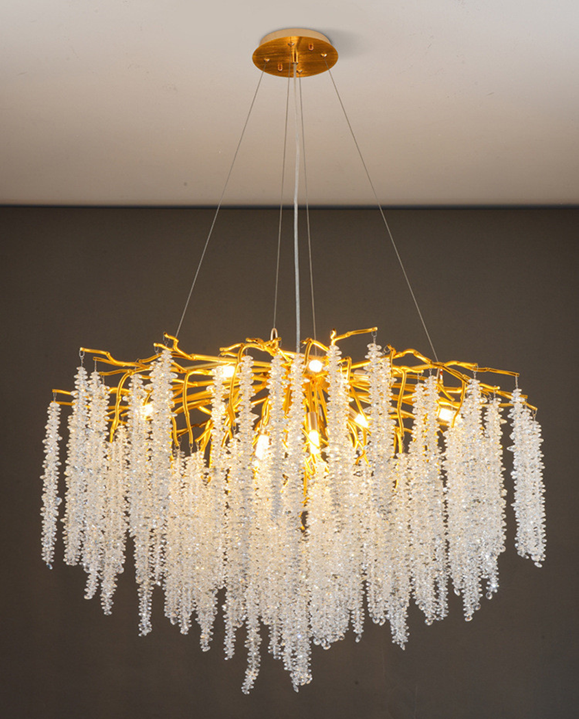 Chandelier - OMG0824-D100 E14*13 (3000K) Gold