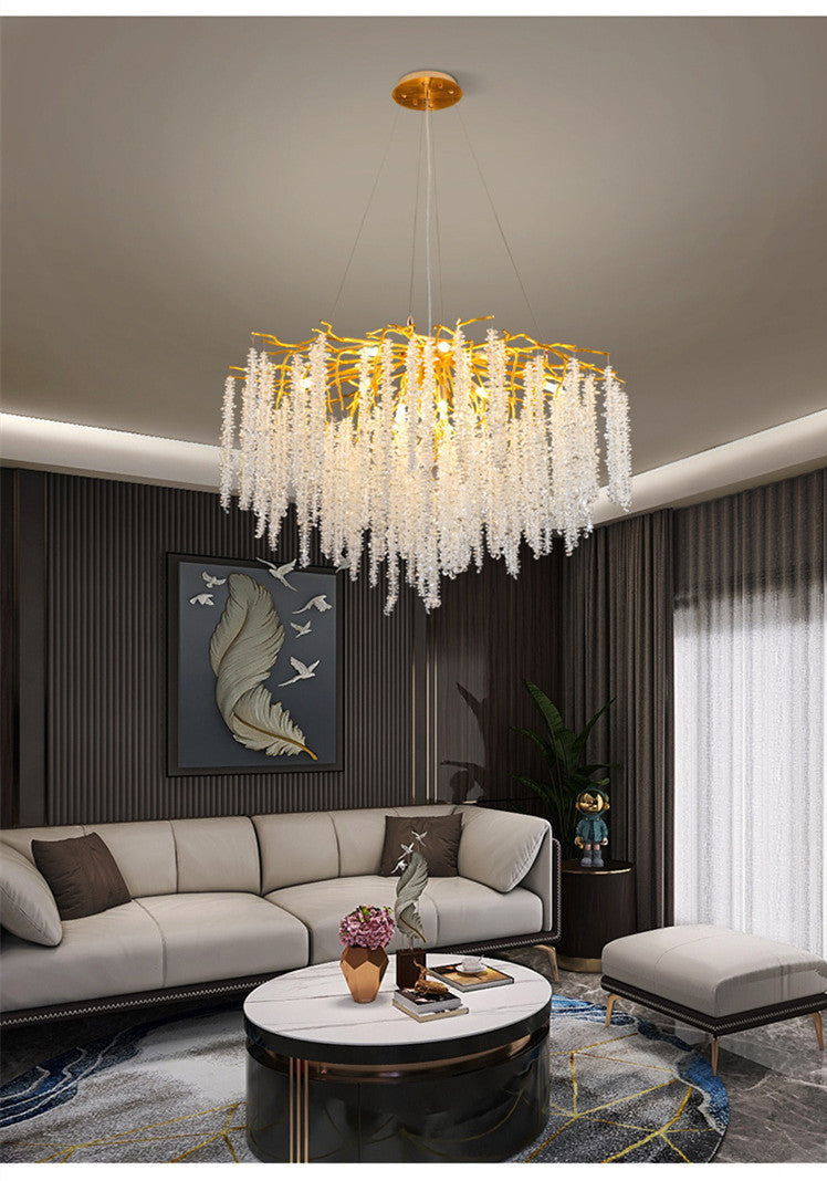 Chandelier - OMG0824-D100 E14*13 (3000K) Gold