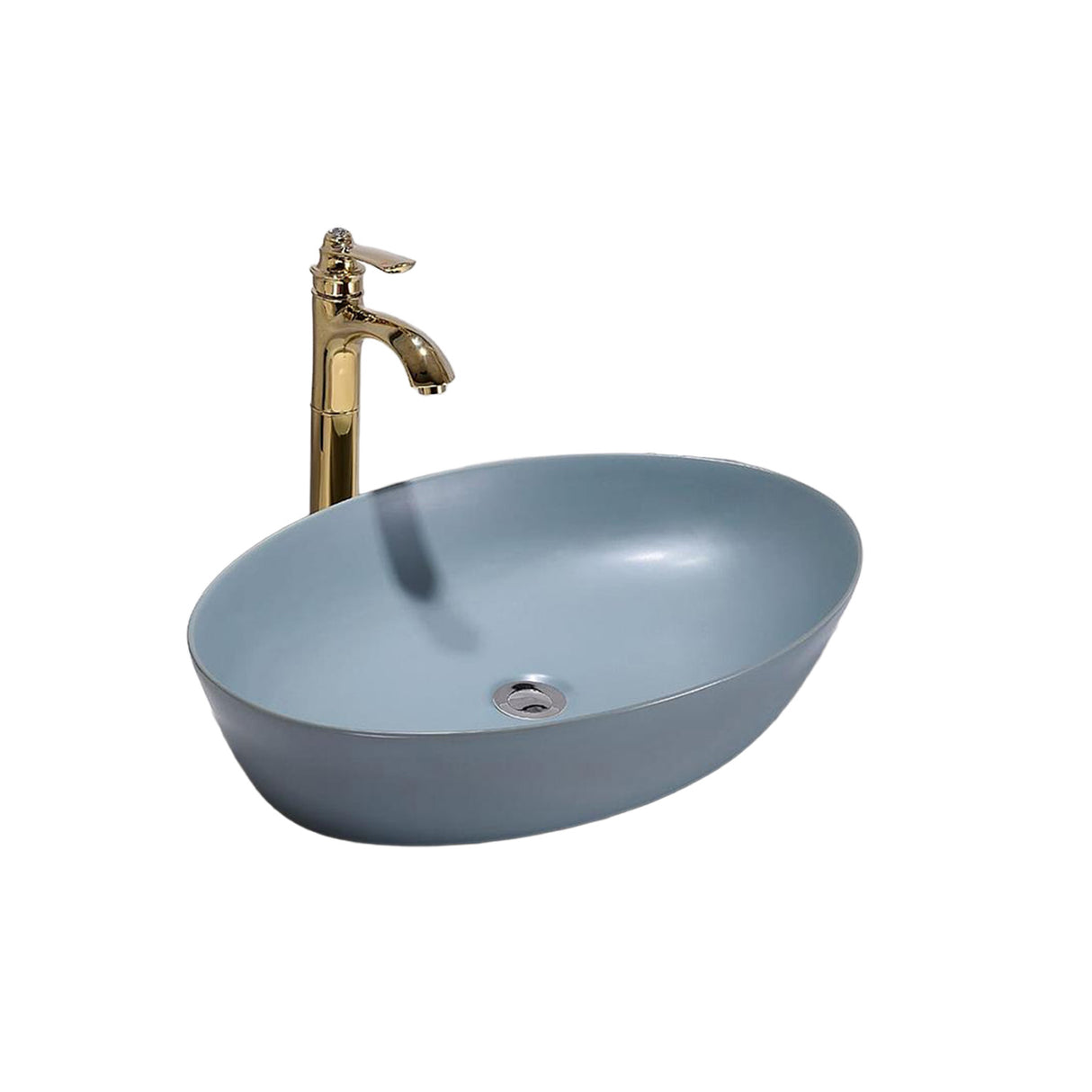 BX3803 Blue Countertop Basin (AB155)