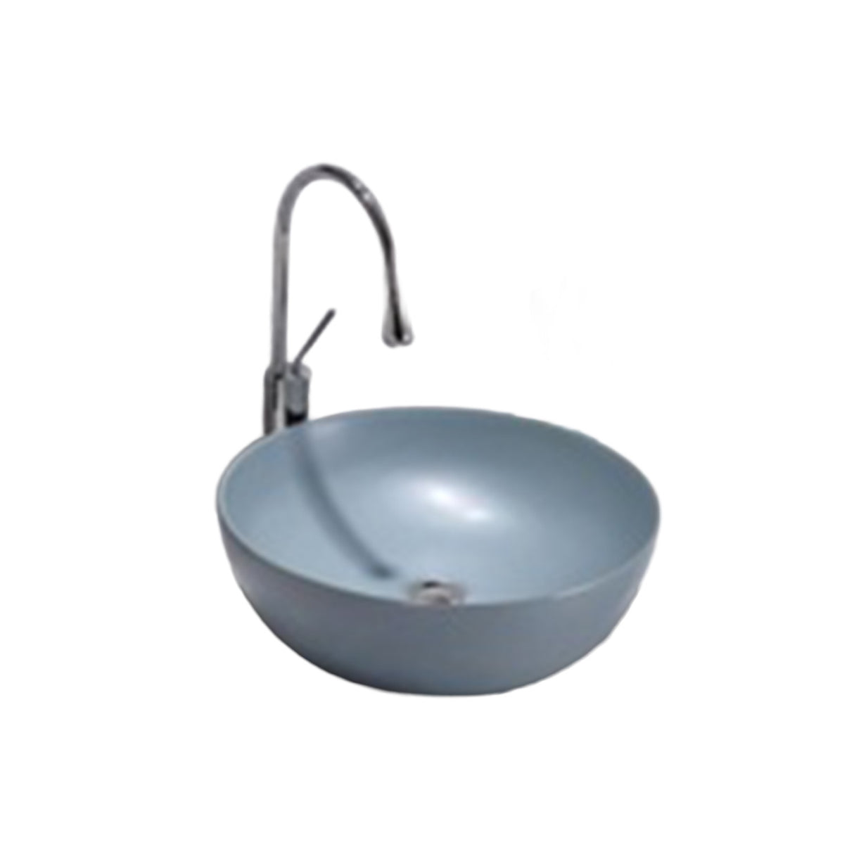 BX3804 Matt Blue Countertop Basin