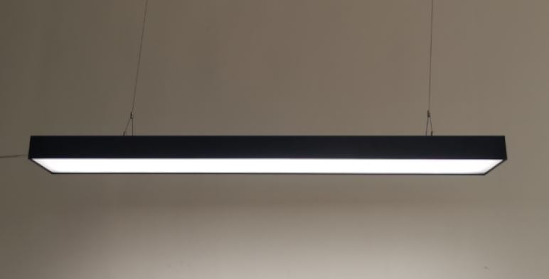 LBS-x15050 – Black 40W Linear Light (1200×150×50mm)